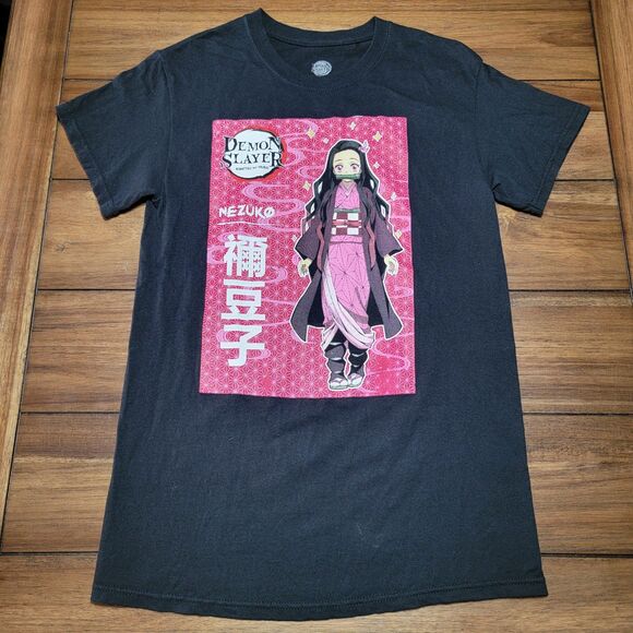 Demon Slayer SS Black Unisex Tee "Nezuko" - Size Small - Picture 1 of 5